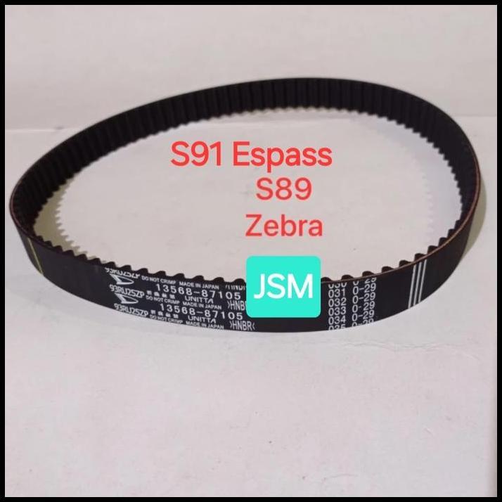 DISKON TIMING BELT TIMINGBELT TALI SABUK TEMING MESIN DAIHATSU ZEBRA S89 S 89 S91 S 91 CLASSY ESPASS