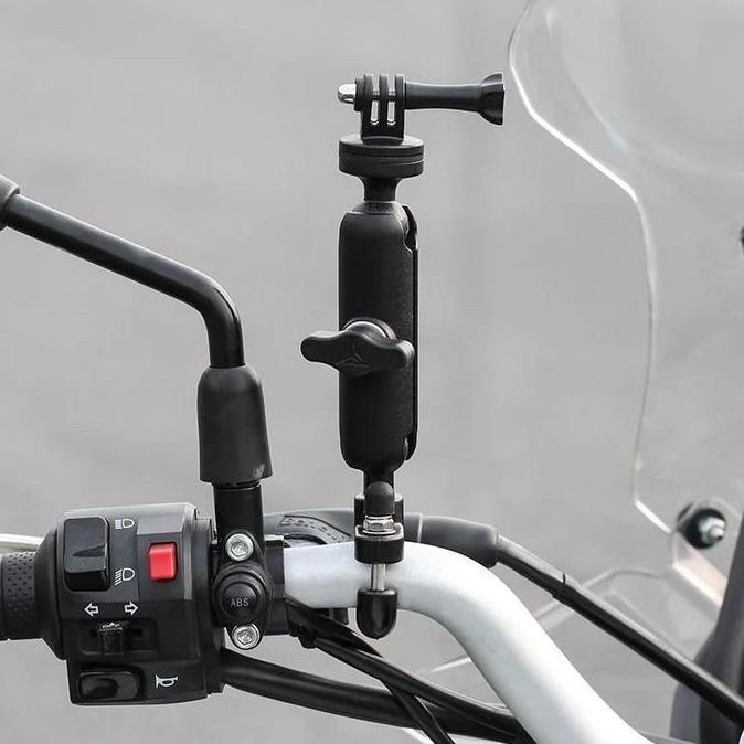 Camwoi- Breket Gopro Motowolf - Holder Camera Gopro Dudukan Gopro Stang Motor Kamera Accessories Kam