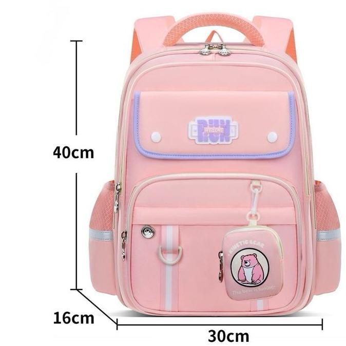 8013 Tas Sekolah korea style SMP dan SMP tas sekolah anak cewek dan cowok premium tas sekolah style 