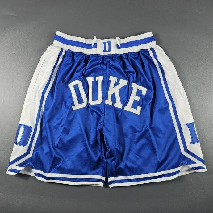 TERMURAH - Celana Basket JustDon Duke Blue Devils University Basketball Shorts Team
