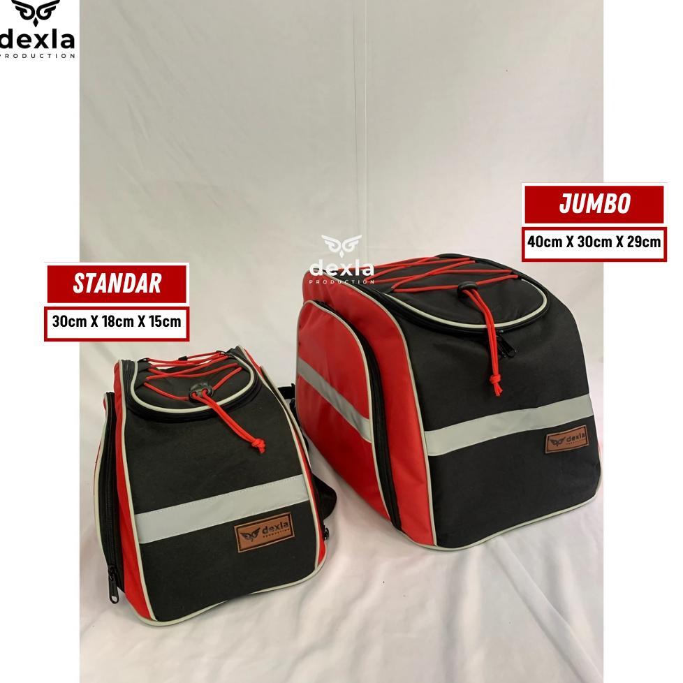 DISKON` Tas Box Motor Touring Ojol Tas Motor Jumbo Ukuran Besar Free Raincover
