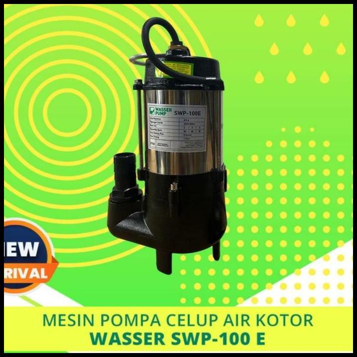 HOT DEAL MESIN POMPA CELUP AIR KOTOR SUBMERSIBLE PUMP WASSER SWP-100 E, 100 WATT !!!