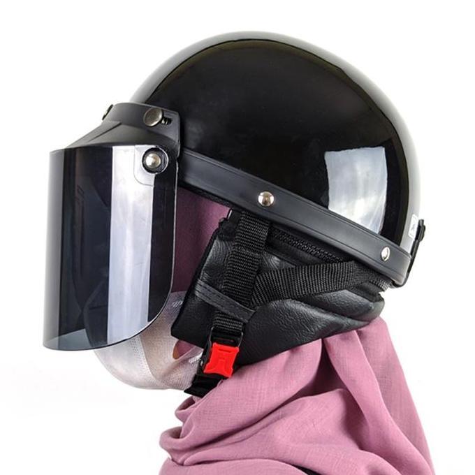 Thebest- ACN Helmet Helm Retro Cetok Vintage Bogo Setengah Kepala Dewasa