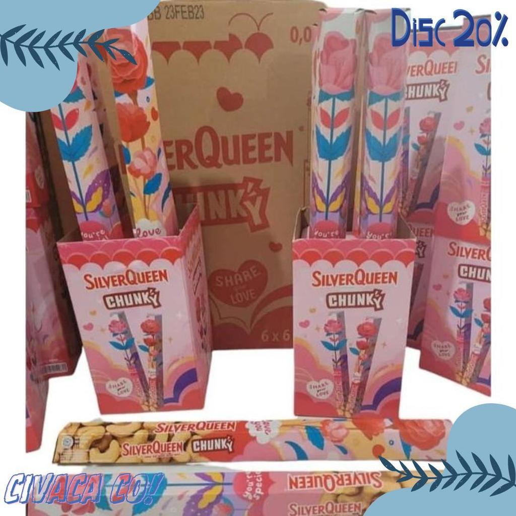 Gift Coklat Silverqueen Chunky Bar Besar// Silverqueen 52Gr, 90Gr  // Coklat Valentine// Hampers Poc