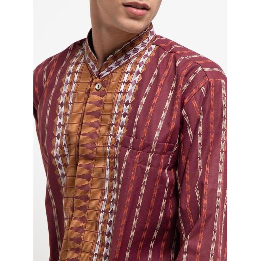 Uwouwo- Adikusuma By Arjuna Weda Koko Pria Muslim Tenun Songket -  Regular Fit