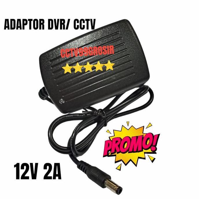 Helloby- Adaptor Cctv 12V - 2A Adaptor Cctv