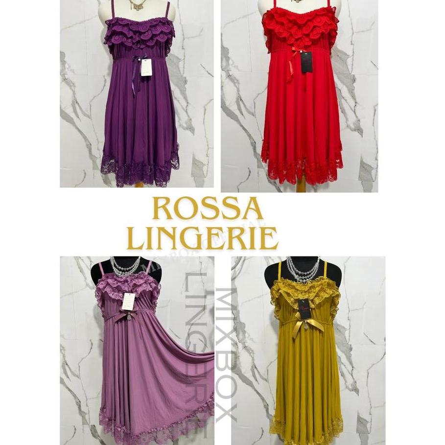 Promo Pakaian Dalam Haram Wanita Dress Lingerie Lace Non Transparan Ld 130 Rossa (2) Cod