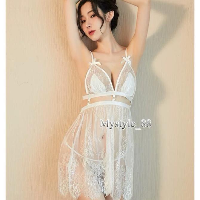 Promo Lingerie Babydoll Transparan 1534 Baju Tidur Sexy Wanita Cod