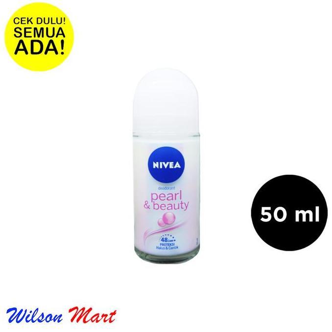 NIVEA DEODORANT PEARL AND BEAUTY 50 ML (TERBAIK) (TERBARU) (TERMURAH)