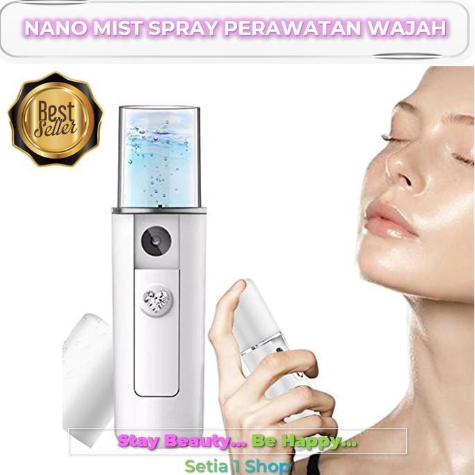 NANO MIST SPRAY Mini Blue Light Pelembab Wajah Awet Muda Segar Berseri (TERBAIK) (TERBARU) (TERMURAH