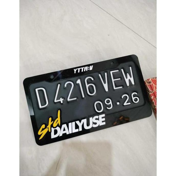 PLAT NOMOR ALA JDM/plat variasi/plat custom/jdm/plat jdm frame + plat