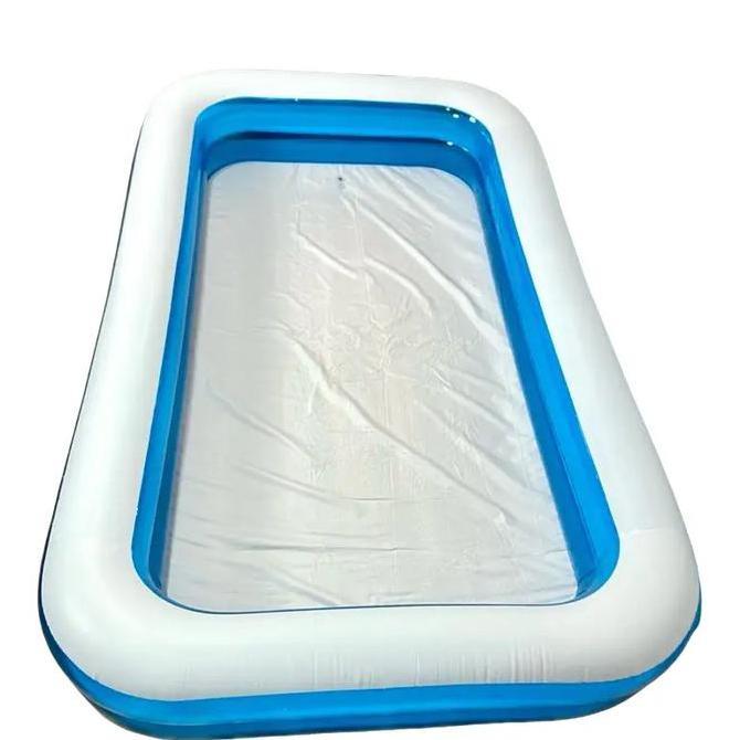 Aquatic Kolam renang anak kotak polos biru 3 meter -rectangular family pool - kolam keluarga jumbo k