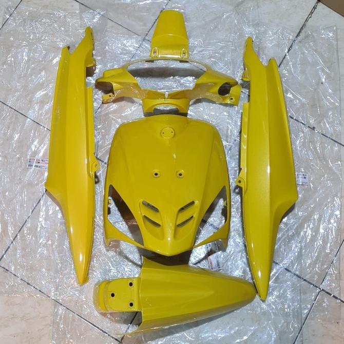 // BODY ALUS SET MIO SPORTY ORIGINAL YAMAHA 5TL WARNA KUNING ''