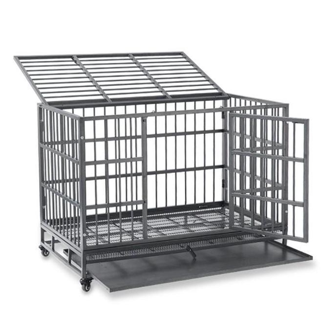 Kandang Anjing Lipat Besar Stenlis S - Model Terbaru / Kandang Anjing Kucing Jumbo / Kandang Stainle