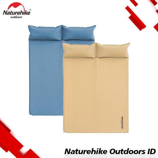Matras Double Naturehike Inflatable Mat With Pillow Nh18Q010D
