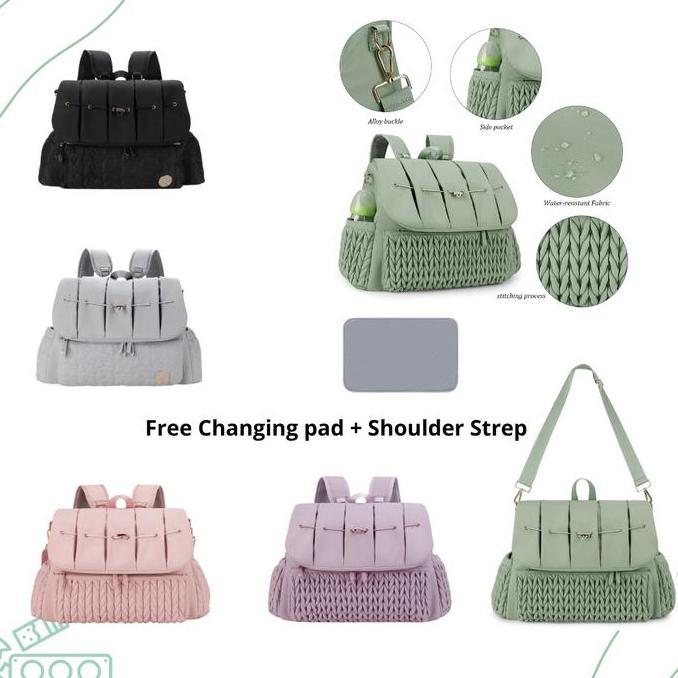 Exclusive Diaper Bag impor waterproof -tas ransel diaper-tas bayi