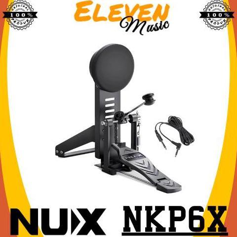 NUX KICKPAD DRUM NKP6X WITH PEDAL SINGLE NUX PEDAL KICK PAD SET NUX NKP-6X ORIGINAL ORIGINAL DAN TER