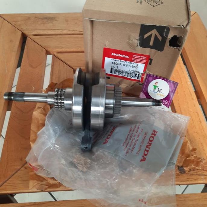 KRUK AS CRANKSHAFT ASSY BEAT KARBU ORIGINAL AHM 1300A-KVY-960 ORIGINAL DAN TERPERCAYA