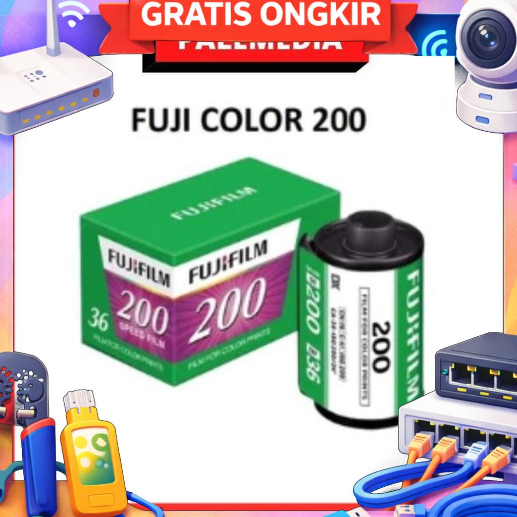 Roll Film 35Mm Fuji Color C200 Asa 200 Foto Accessories Camera Kamera