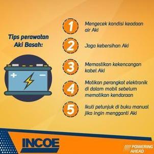 Incoe Premium Astra Aki Basah N200 - 200Ah (TERBAIK) (TERBARU) (TERMURAH)