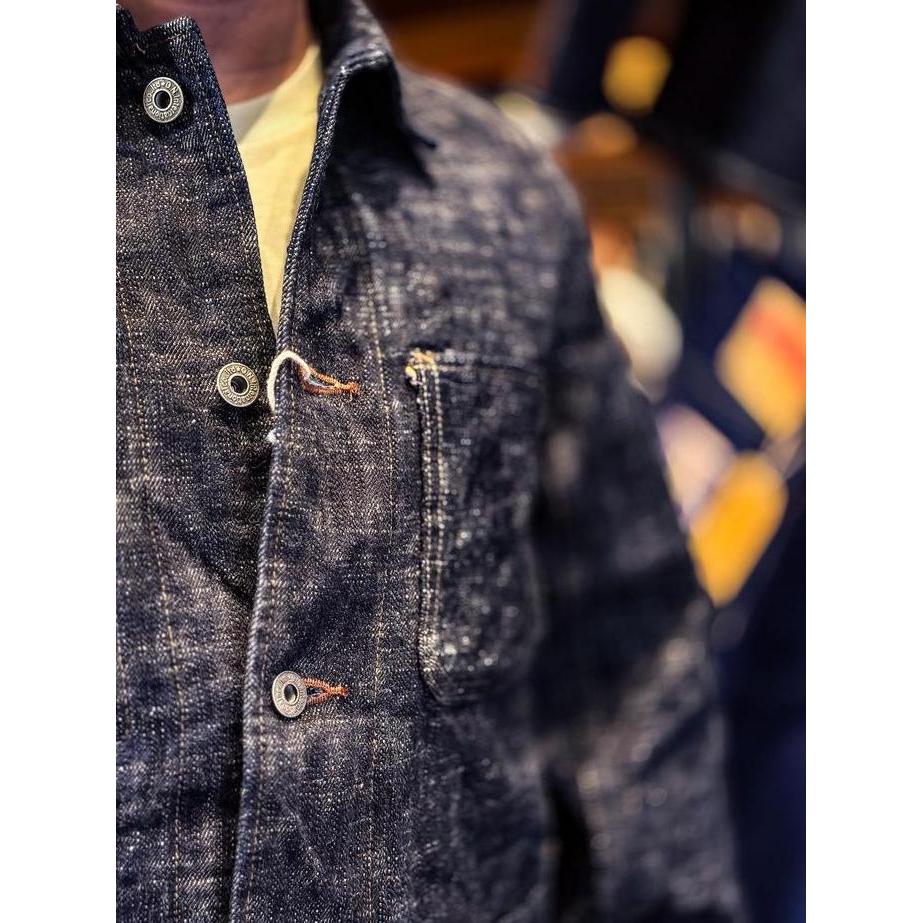 ONI Denim ONI 03502-KASURI 17oz Kasuri Selvage Coverall Jacket murah