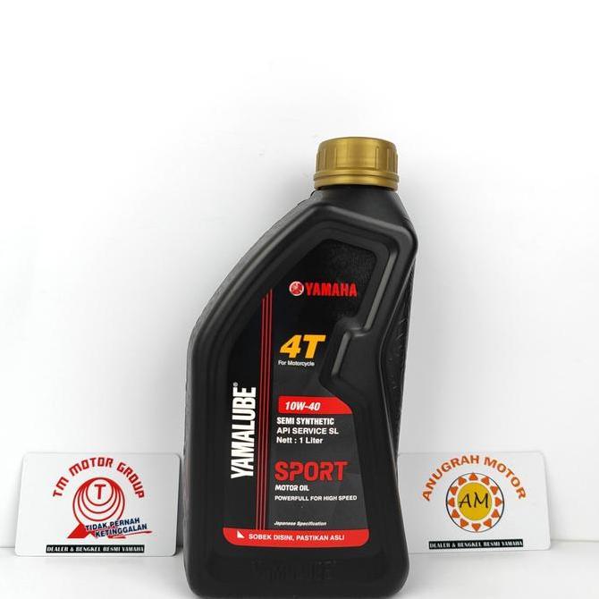 OLI MOTOR YAMALUBE SPORT 10W-40 1 LITER (TERBAIK) (TERBARU) (TERMURAH)