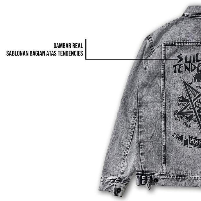 JAKET JEANS Jaket denim sablon jacket jeans pria vintage murah