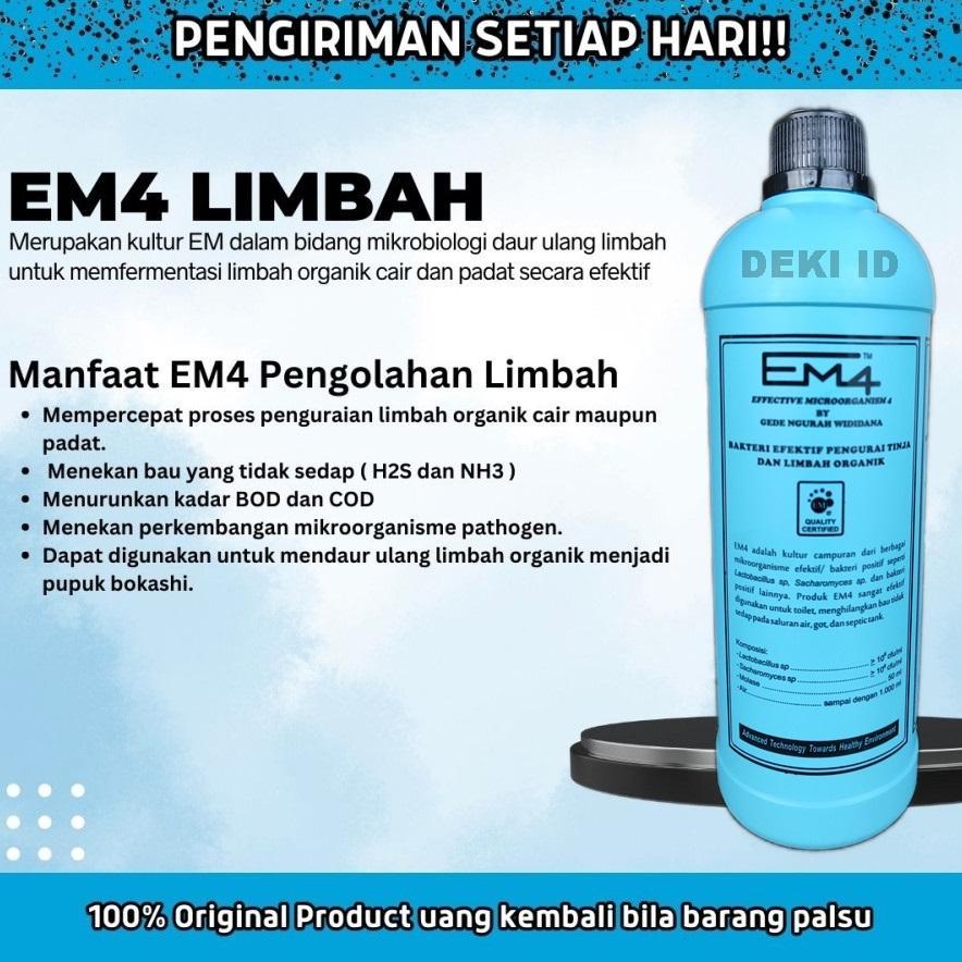 Promo Cod Ya Kak Em4 1 Liter Pupuk Organik Pertanian Perikanan Peternakan Limbah Toilet Molase >>