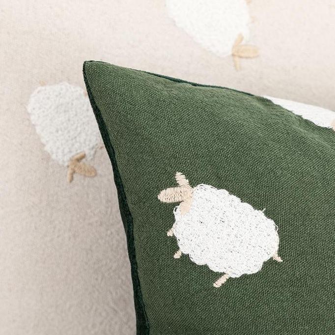 SESEBI Sarung bantal sofa Cushion Cover Premium Domba Lucu