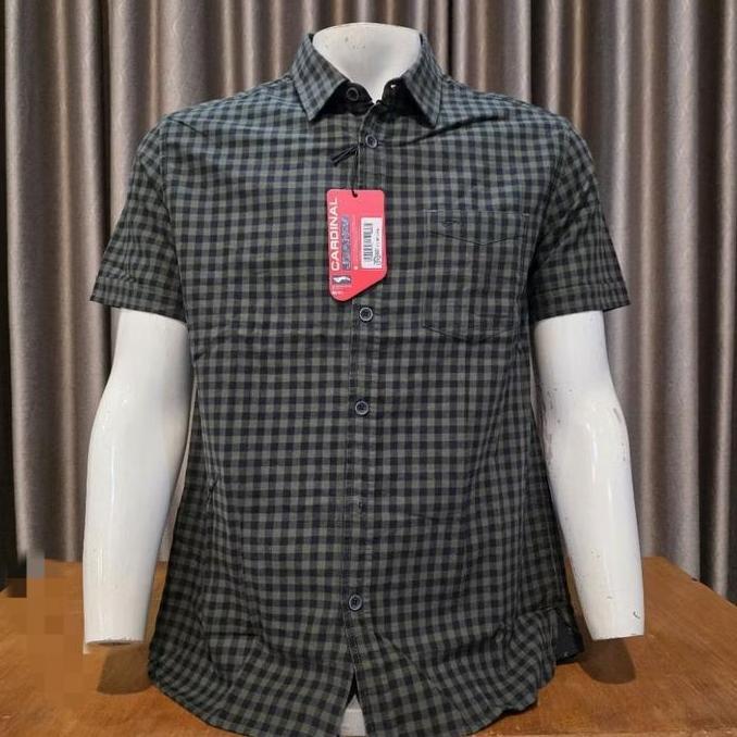 KEMEJA CARDINAL JEANS ORI LENGAN PENDEK terbaru murah