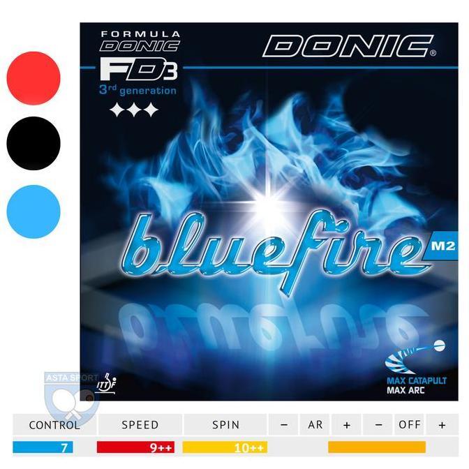 DONIC Bluefire M2 Karet Pingpong Rubber Tenis Meja (TERBAIK) (TERBARU) (TERMURAH)