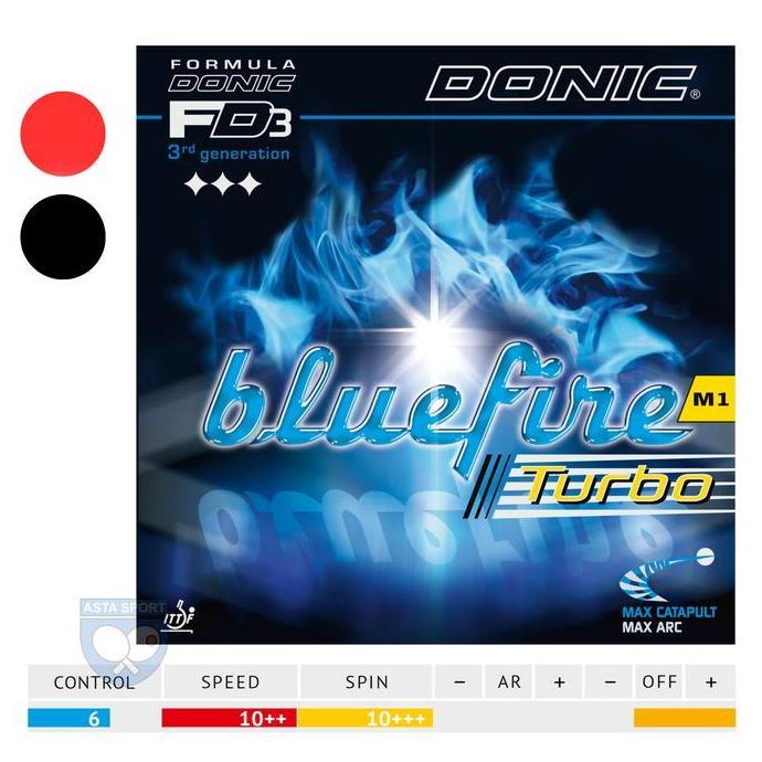 DONIC Bluefire M1 Turbo Karet Pingpong Rubber Tenis Meja (TERBAIK) (TERBARU) (TERMURAH)
