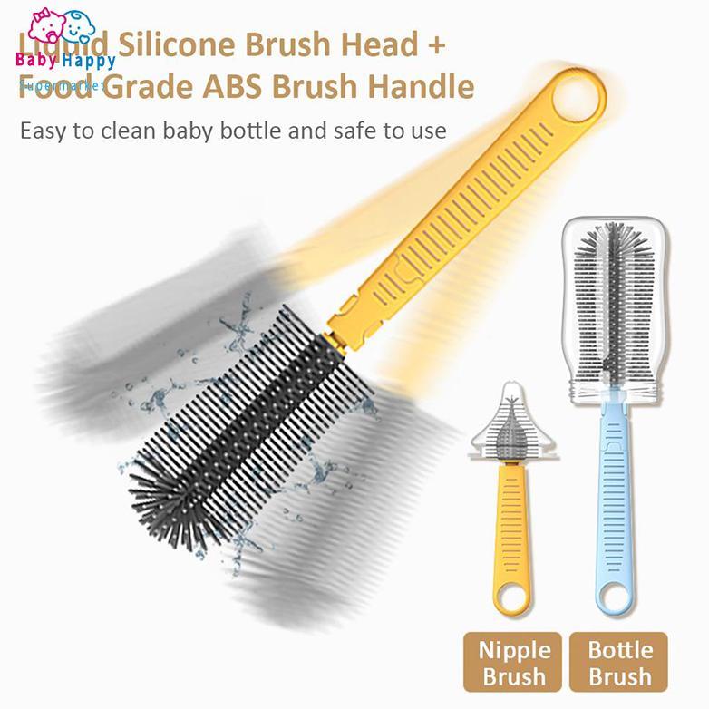 Terbaru Kapal 24 Jam 6In1 Yotime Home Travel Baby Set Sikat Botol Silikon Rak Drainase Multifungsi M