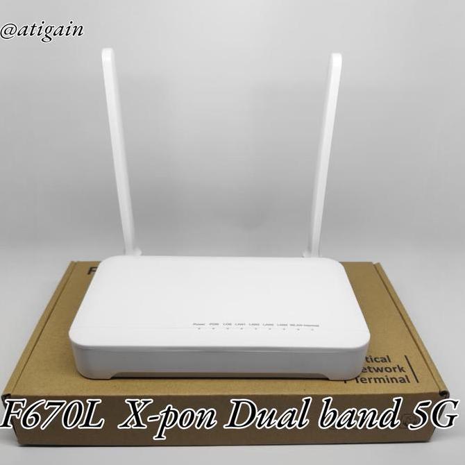 Modem F670 L Xpon Dual Band 5G modem Epon-Gpon include adaptor
