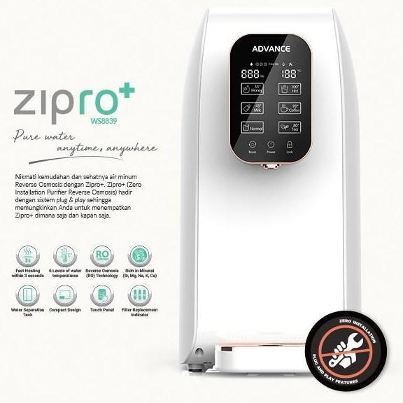 Thebest- DISPENSER ADVANCE RO ZIPRO PLUS ALKALI