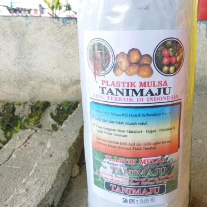 Plastik Mulsa Tani Maju pelastik pertanian  hitam perak tani maju (TERBAIK) (TERBARU) (TERMURAH)