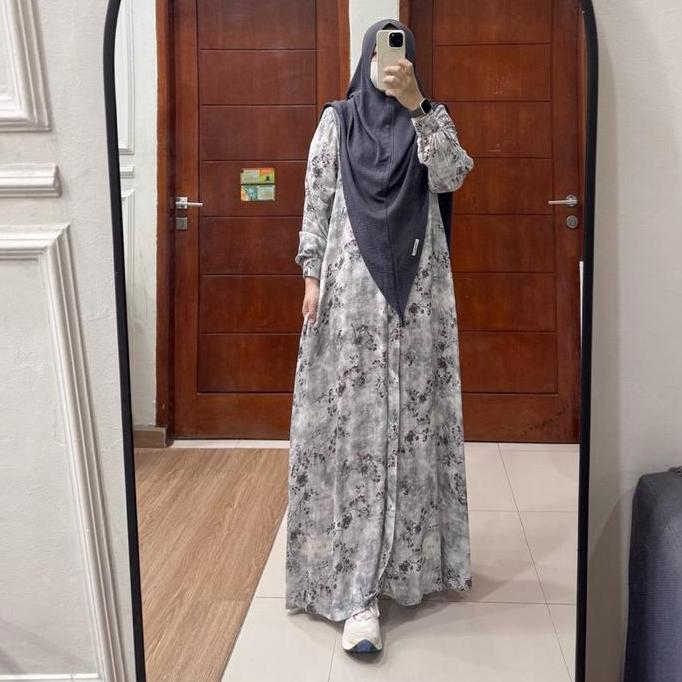 Grosir Anna Dress Gamis Rayon Viscose Busui Friendly