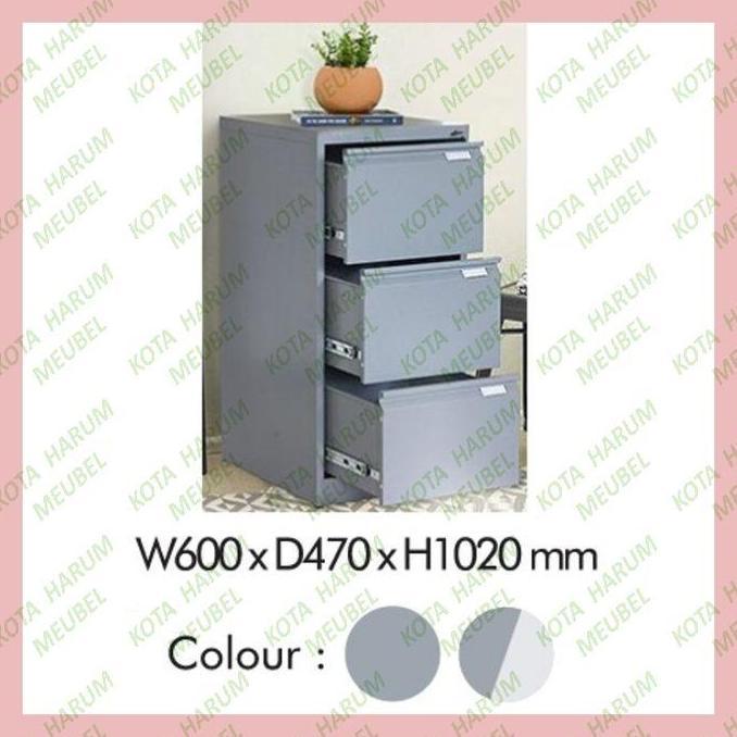 filling cabinet 3 laci frontline fcd-3a murah bandung