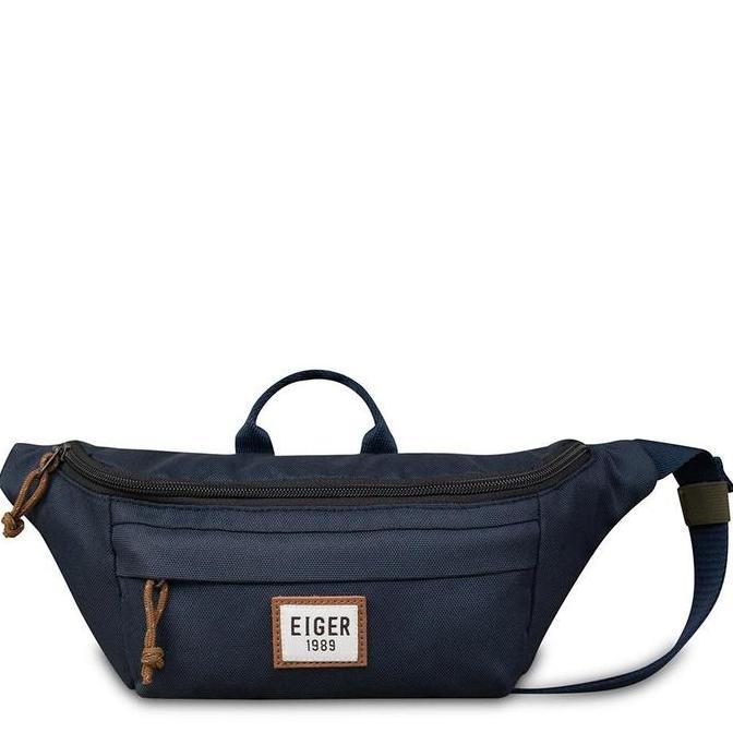 Tas Eiger Brig Slim 2.0 Navy 910004483 Original Sling Waist Bag 3L Selempang Pinggang