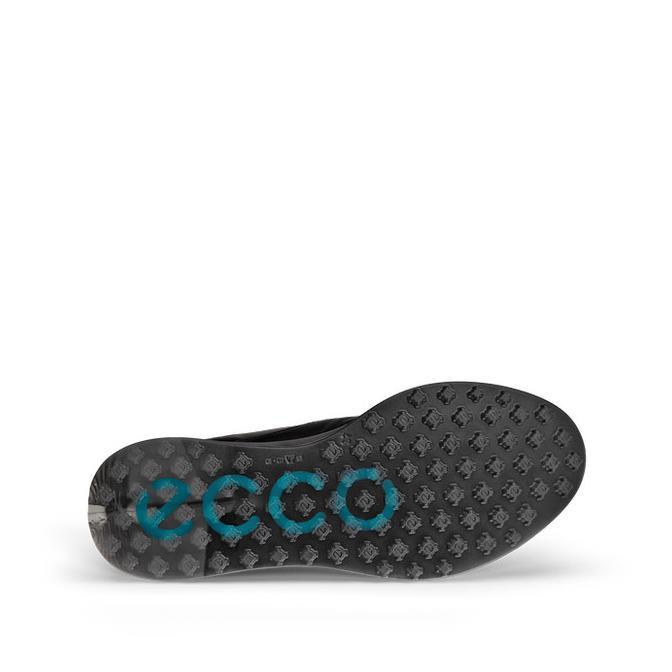 Sepatu Golf Ecco S Three Black Concrette Original