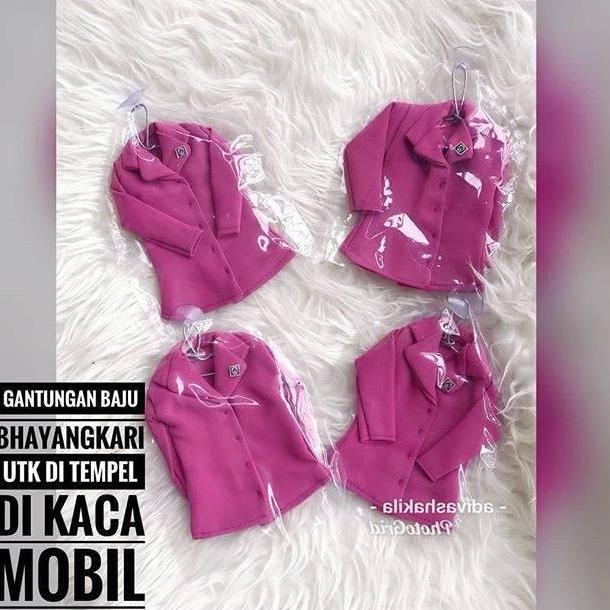 Thebest- GANTUNGAN KACA MOBIL MINIATUR BAJU BHAYANGKARI