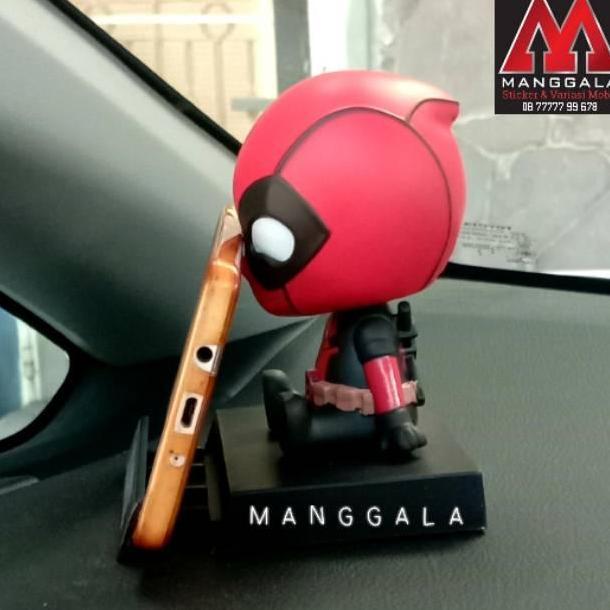 Thebest- Boneka Pajangan Goyang Dashboard Mobil Deadpool Dead Pool