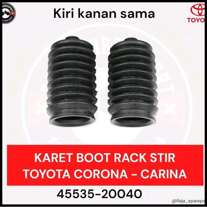 BEST DEAL KARET BOOT STIR STEERING RACK STEER CORONA CARINA 