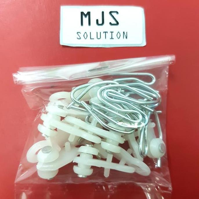 Promo Roda Dan Kawat Hordeng Untuk Tiang Hordeng Gorden Cod