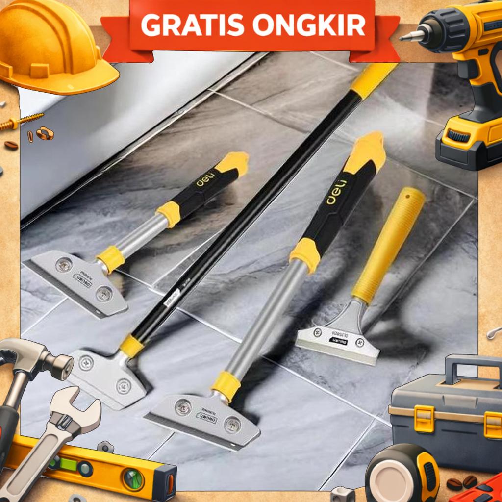 Kape Cat Keramik Multifungsi Scraper Lantai Dinding Kaca Peralatan Lem