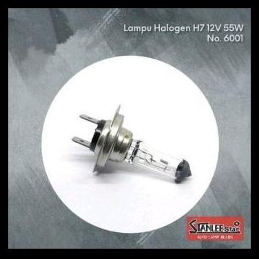 HOT DEAL STANLEE (6001) H7/H 7 12V-55W BOHLAM HALOGEN LAMPU BUMPER/BEMPER 