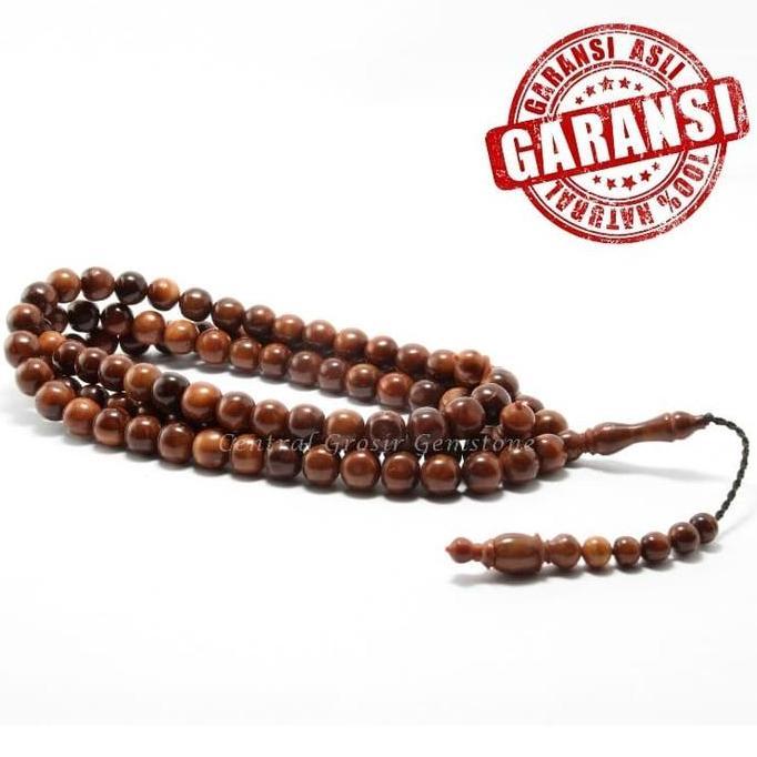 TASBIH 100 KAYU KAUKAH / KOKKA / KAOKA, ASLI ISTANBUL TURKI,