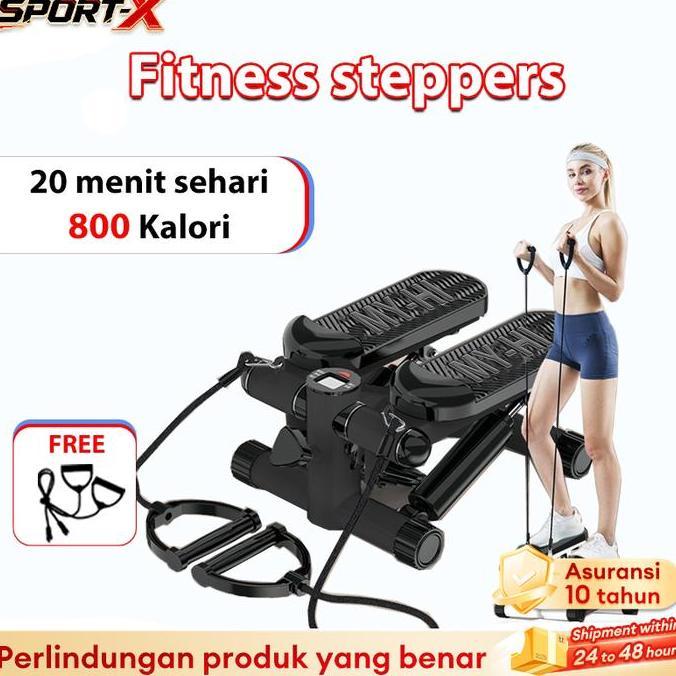 TOKOEDA - SPORT-X MINI STEPPER STEPPER ALAT OLAHRAGA ALAT GYM ALAT FITNESS RUMAH AIR CLIMBER STEPER 