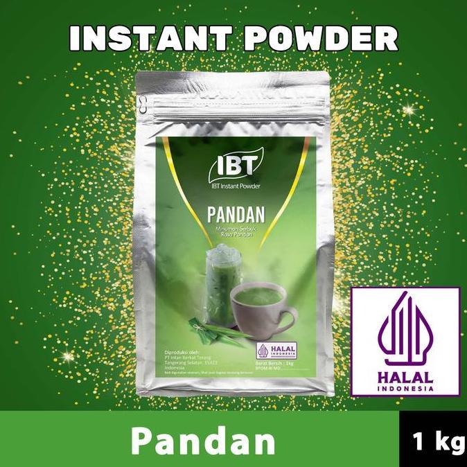 YWIMAN_ - BAHAN MINUMAN BUBUK RASA PANDAN INSTANT IBT DRINK POWDER