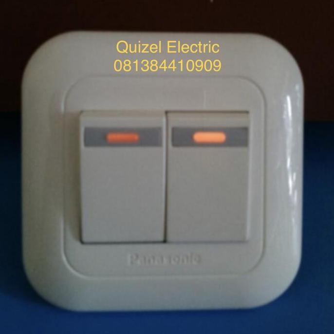Fastrik- Saklar Seri Indikator Lampu Panasonic Wide Series